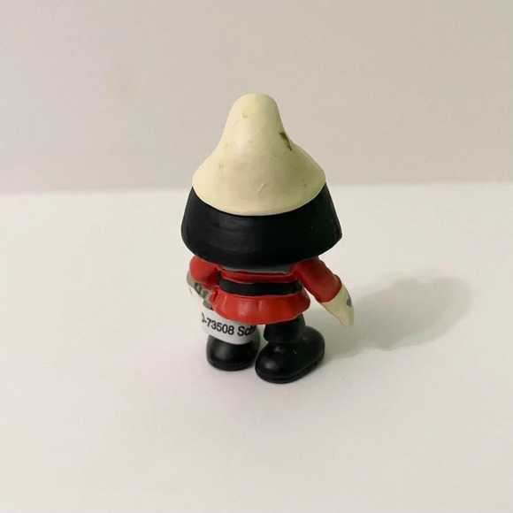 Vintage Smurfs Fireman Firefighter Figure Peyo PVC Toy Figurine - Picture 3 of 13